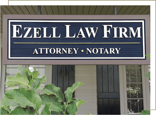 Exterior of the office building of Ezell Law Firm